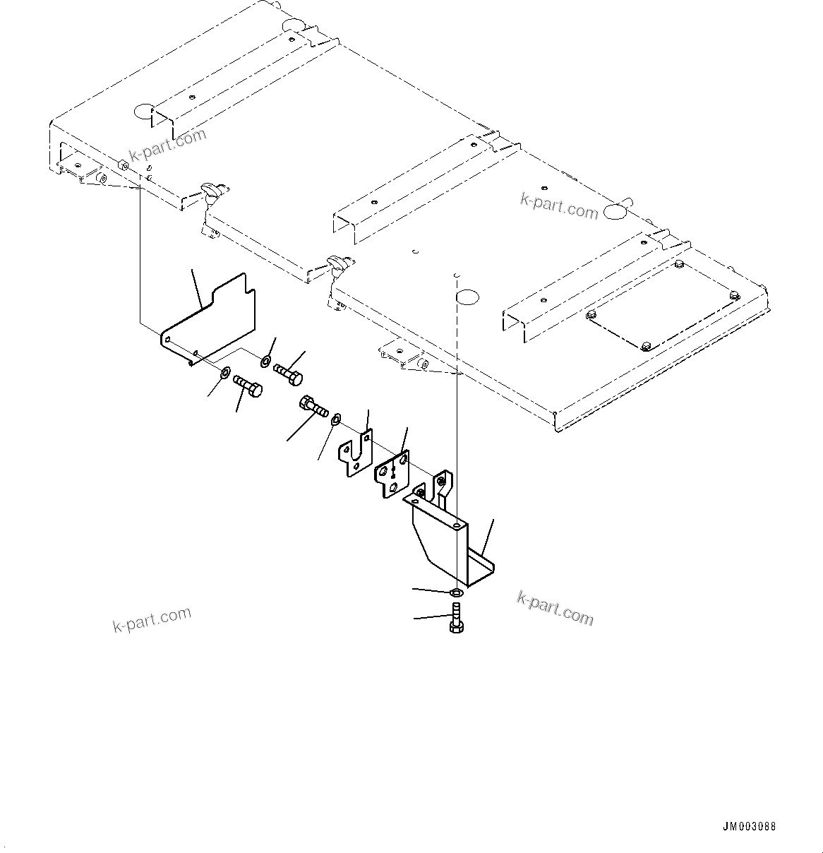 Komatsu parts book diagram for HD785-NI-7 S/N N10561-UP: BATTERY BOX AND REAR HOOD (BATTERY, SANDY AND DUSTY TERRAIN ARRANGEMENT, EXTRA BAD FUEL AND POOR FUEL SPECIFICATION, WATER+DUST,
