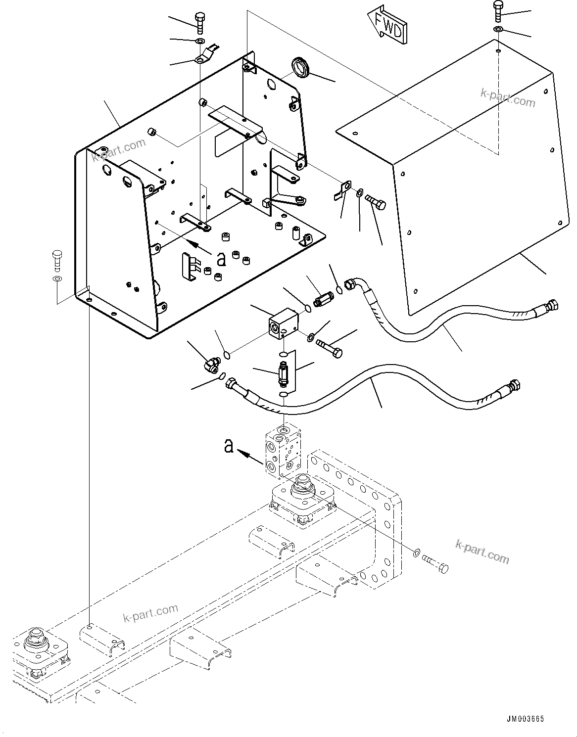 Komatsu parts book diagram for HD785-NI-7 S/N N10561-UP: BATTERY BOX AND REAR HOOD (LARGE CAPACITY BATTERY, SANDY AND DUSTY TERRAIN ARRANGEMENT, EXTRA BAD FUEL AND POOR FUEL SPECIFICATI