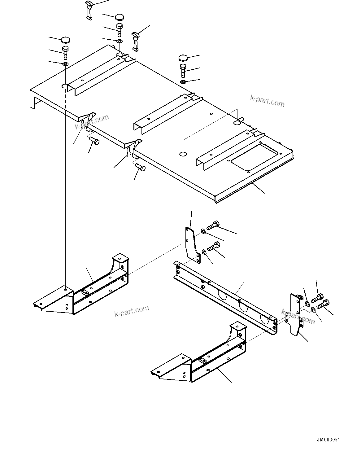 Komatsu parts book diagram for HD785-NI-7 S/N N10561-UP: BATTERY BOX AND REAR HOOD (LARGE CAPACITY BATTERY, SANDY AND DUSTY TERRAIN ARRANGEMENT, EXTRA BAD FUEL AND POOR FUEL SPECIFICATI