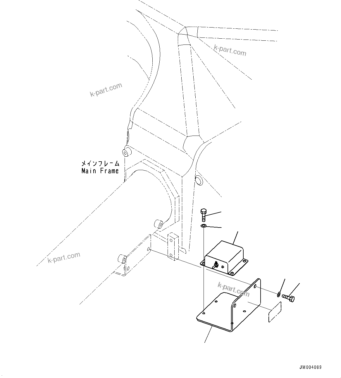 Komatsu parts book diagram for HD785-NI-7 S/N N10561-UP: ENGINE SPEED CONTROL (EXTRA BAD FUEL AND POOR FUEL SPECIFICATION, WATER+DUST, ADDITIONAL FILTER) (SWITCH)