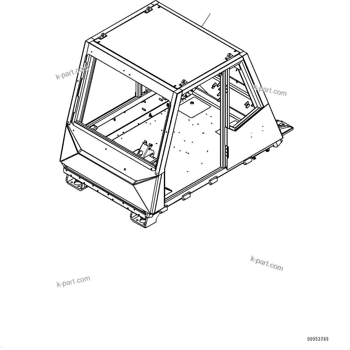 Komatsu parts book diagram for HD785-NI-7 S/N N10561-UP: CAB AND CAB FLOOR GROUP, CAB