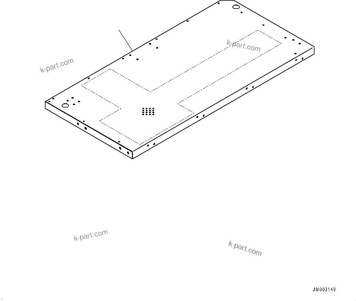 Komatsu parts book diagram for HD785-NI-7 S/N N10561-UP: PLATFORM GROUP (VHMS, PAYLOAD METER) (PLATFORM, R.H.)