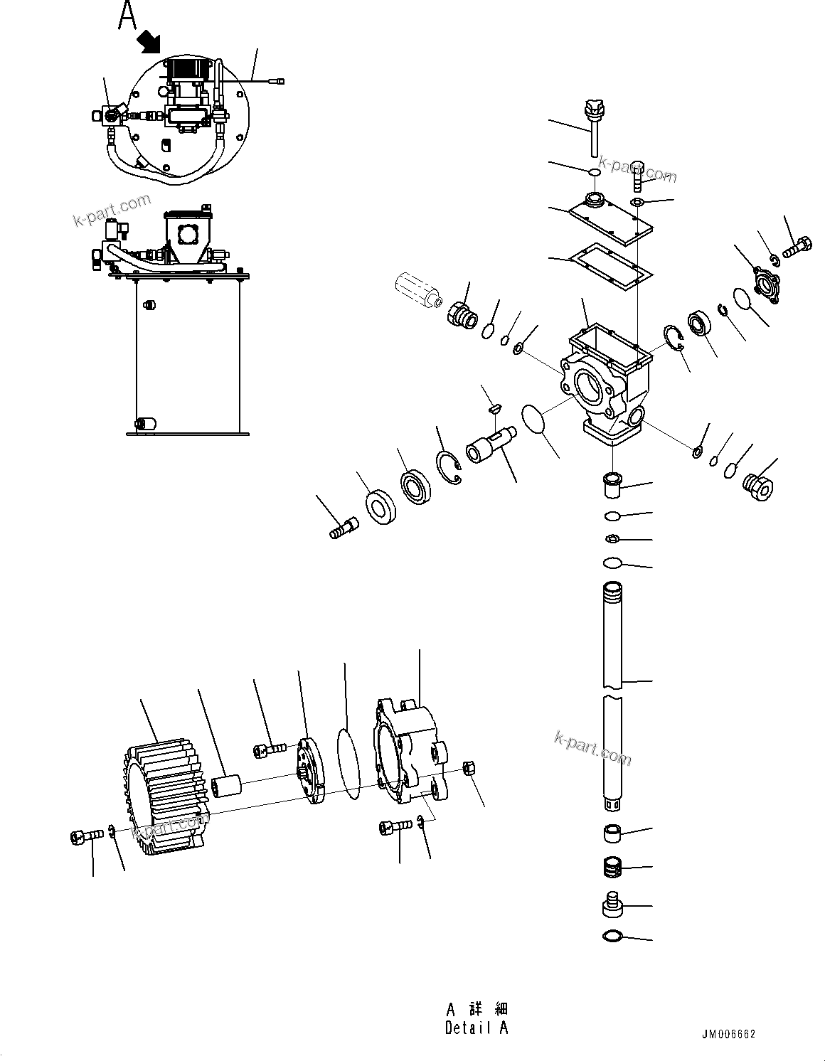 Komatsu parts book diagram for HD785-NI-7 S/N N10561-UP: PLATFORM GROUP (VHMS, PAYLOAD METER, BATTERY DISCONNECT SWITCH, AUTO-GREASING SYSTEM, FAST FILL COUPLER) (AUTO-GREASING PUMP) (3