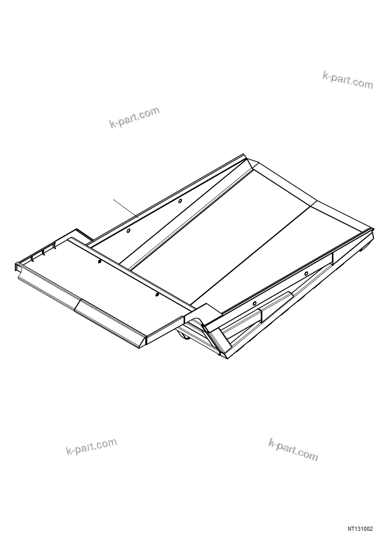 Komatsu parts book diagram for HD785-NI-7 S/N N10561-UP: BODY (KSA WITHOUT LINER)