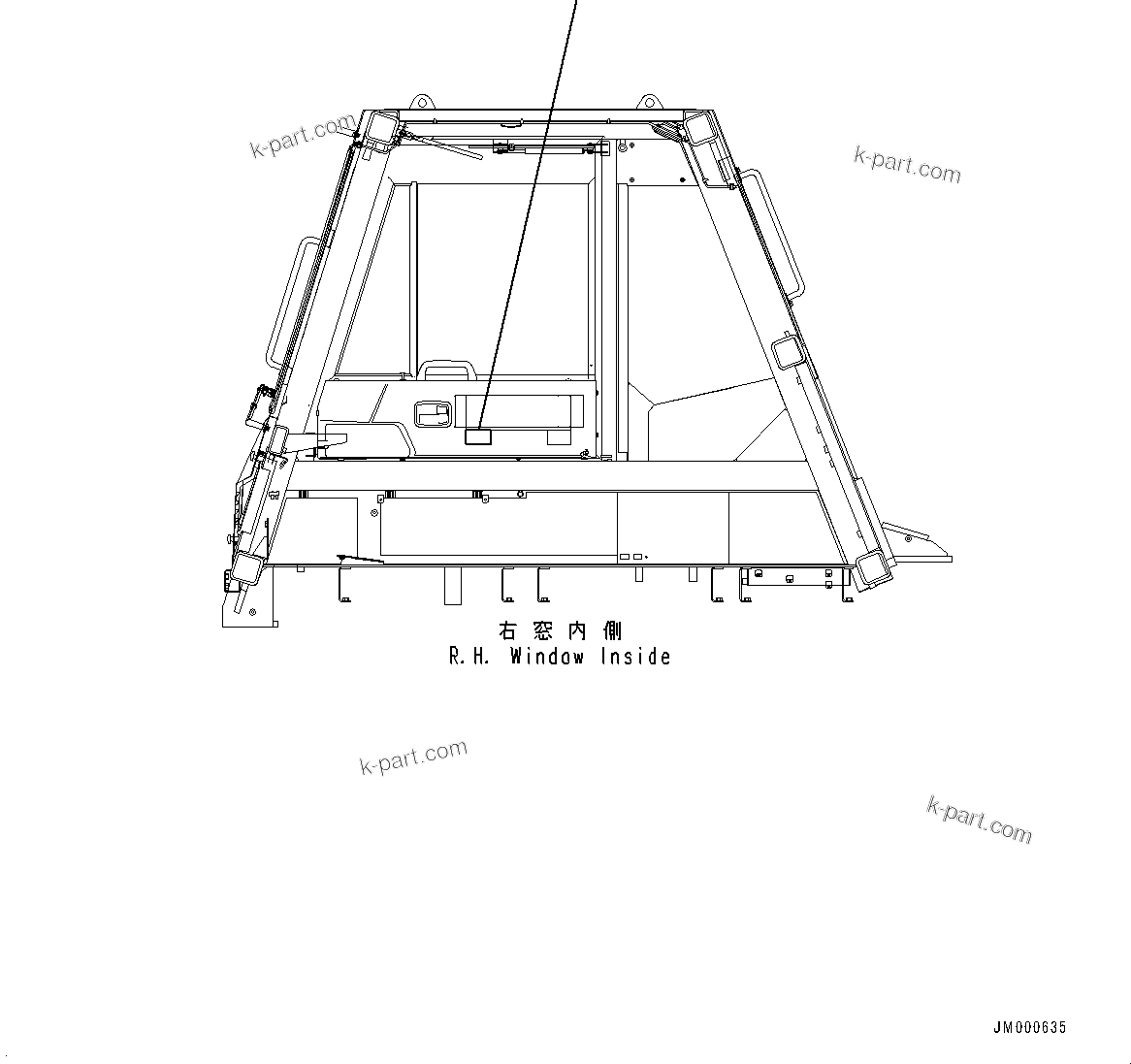 Komatsu parts book diagram for HD785-NI-7 S/N N10561-UP: CAUTION PLATES,KOMTRAX