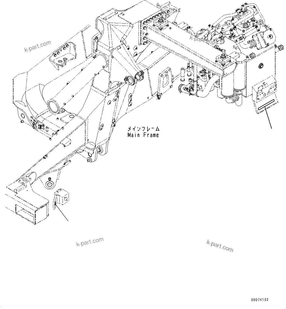 Komatsu parts book diagram for HD785-NI-7 S/N N10561-UP: NAME PLATE, OIL QUICK CHARGE, COOLANT QUICK CHARGE