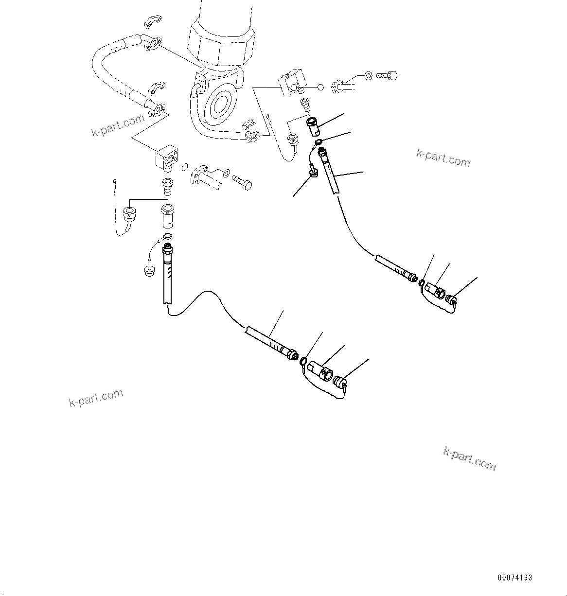 Komatsu parts book diagram for HD785-NI-7 S/N N10561-UP: BUDDY SYSTEM UNIT