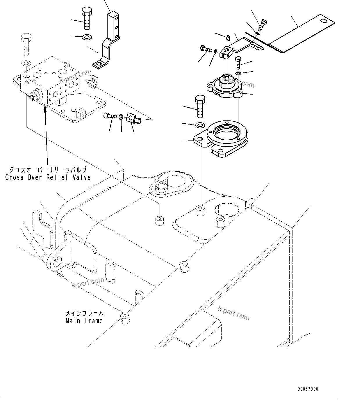 Komatsu parts book diagram for HD785-NI-7 S/N N10561-UP: AUTO SPIN REGULATOR (ASR) (STEERING SENSOR)