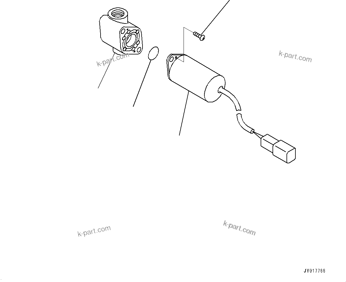Komatsu parts book diagram for PC240NLC-11 S/N K70001-UP: QUICK COUPLING PIPING, WITH 2-ADDITIONAL ACTUATOR PIPING, SOLENOID VALVE