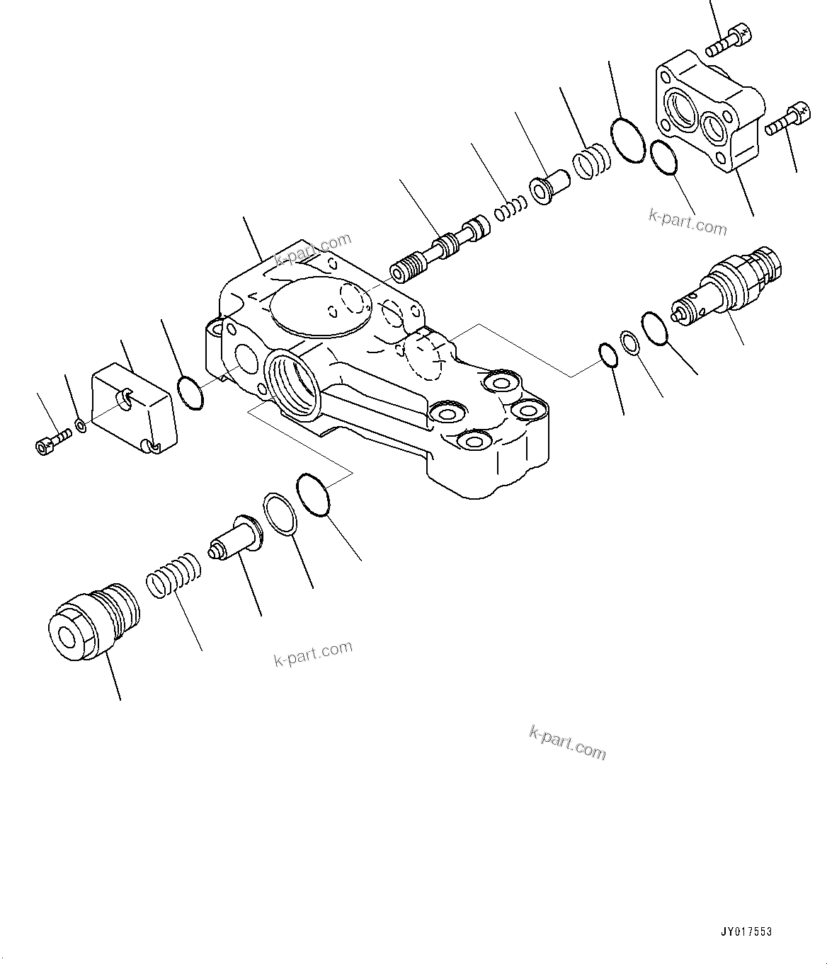 Komatsu parts book diagram for PC240NLC-11 S/N K70001-UP: ARM CYLINDER, ARM ANTI-DROP VALVE