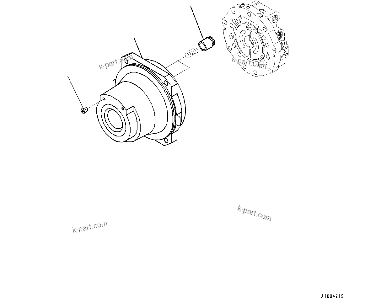 Komatsu parts book diagram for PC700LC-11 S/N 80013-UP: TRACK FRAME, FULL LENGTH TRACK ROLLER GUARD, INNER PARTS, TRAVEL MOTOR, R.H. (1/4)
