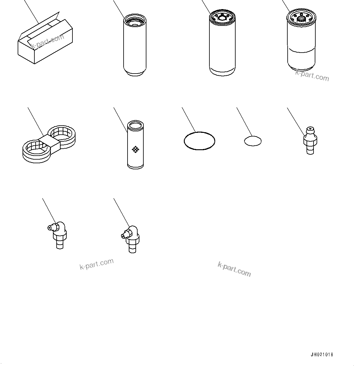 Komatsu parts book diagram for PC700LC-11 S/N 80013-UP: SPARE PARTS