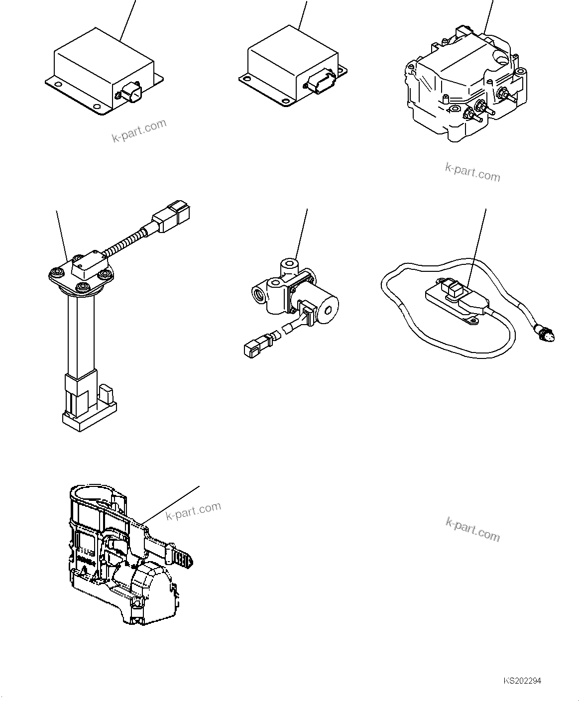 Komatsu parts book diagram for SAA6D107E-3B S/N 22347036-UP (For PC290LC-11E0): ADBLUE/DEF RELATED PARTS