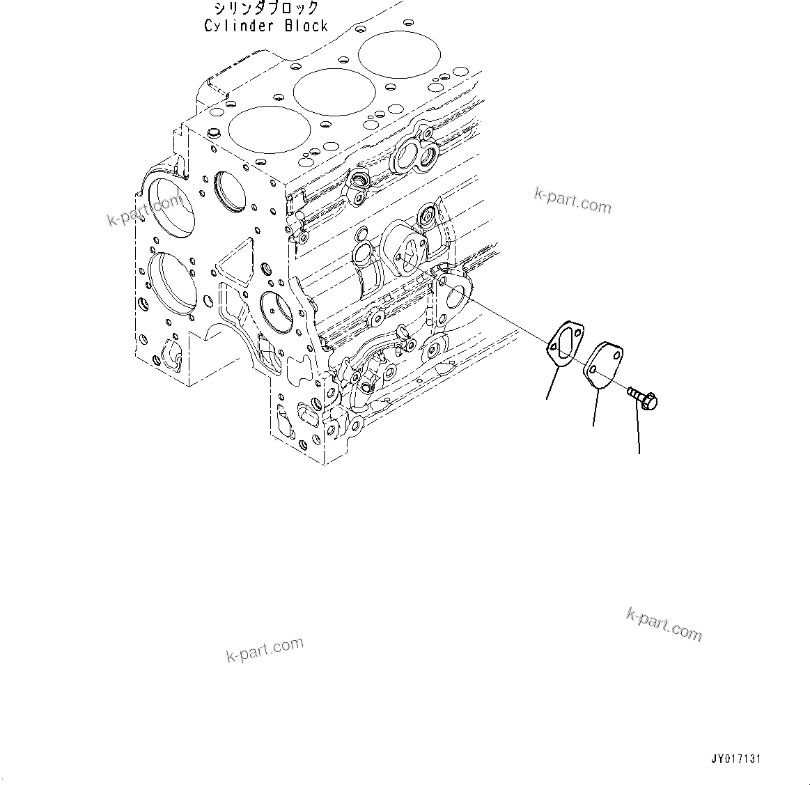 Komatsu parts book diagram for SAA6D107E-3B S/N 22347036-UP (For PC290LC-11E0): FUEL SYSTEM RELATED PARTS