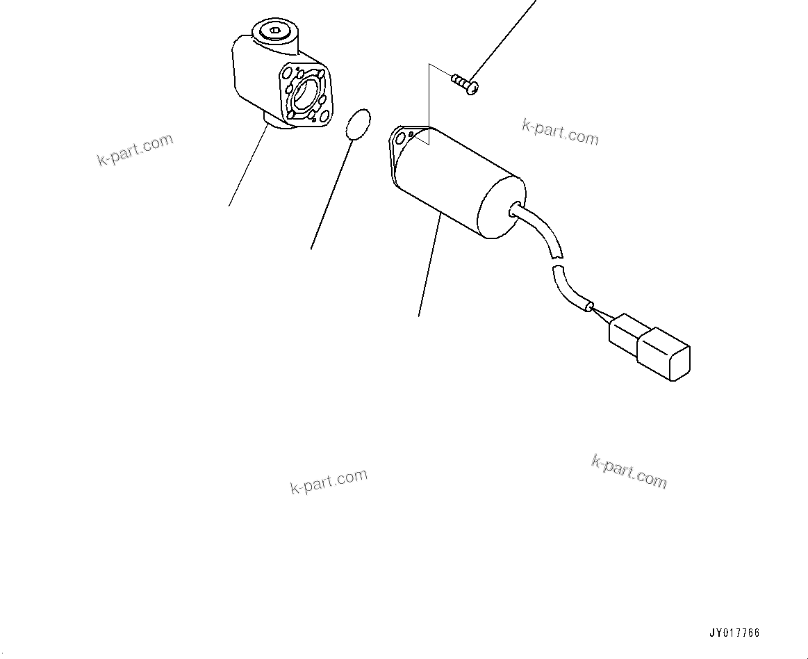 Komatsu parts book diagram for HB365LC-3E0 S/N K75001-UP: ADDITIONAL ACTUATOR PIPING, 2-ADDITIONAL ACTUATOR PIPING, ACCUMULATOR, QUICK COUPLING, WITHOUT BOOM, SOLENOID VALVE