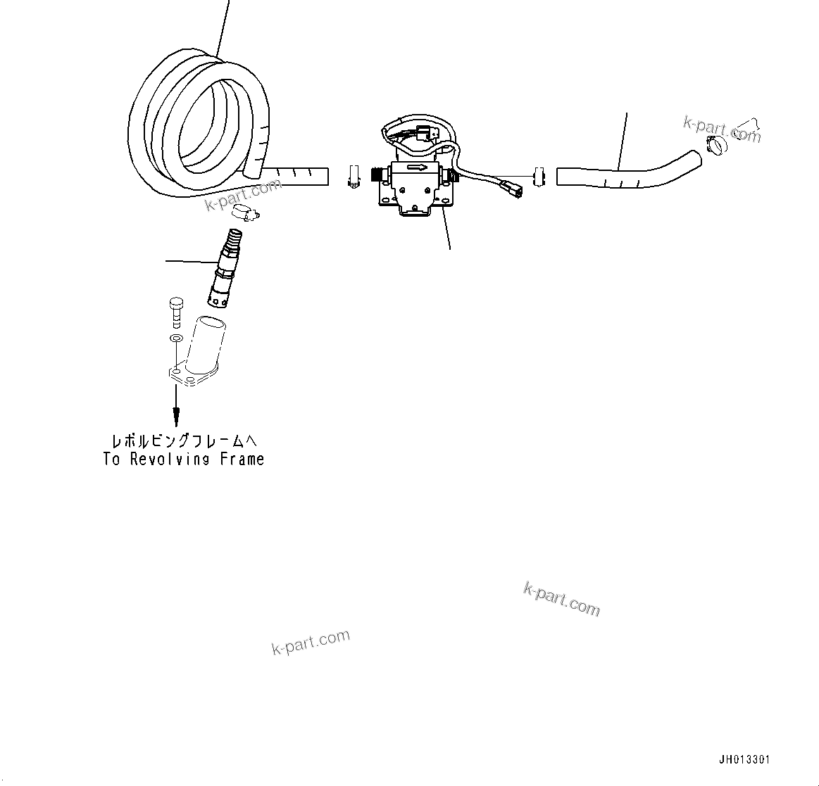 Komatsu parts book diagram for PC290LCI-11E0 S/N 35152-UP: REFUELING PUMP, PUMP