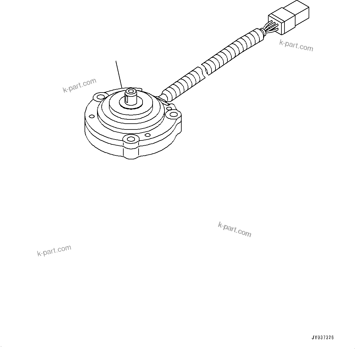 Komatsu parts book diagram for PC210LCI-11E0 S/N 503996-UP: ELECTRIC WIRING HARNESS, ANGLE SENSOR