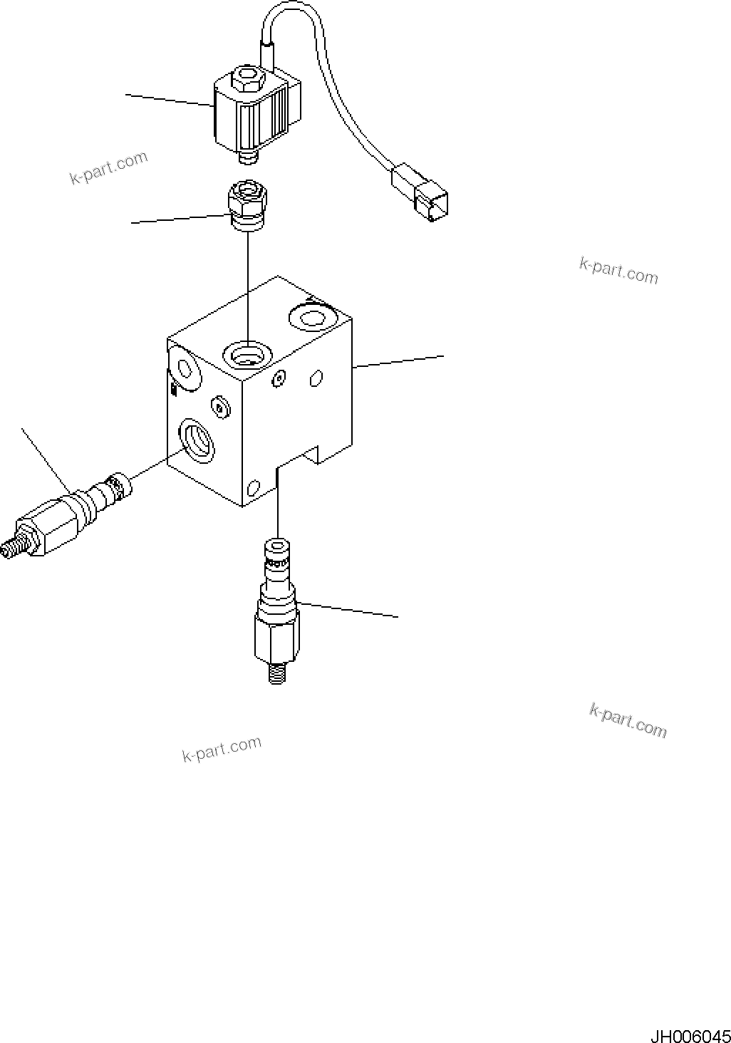 Komatsu parts book diagram for PC118MR-8 S/N F00003 AND UP: QUICK COUPLER CIRCUIT (2/2)