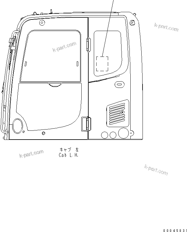 Komatsu parts book diagram for PC200LC-8E0 S/N 1001-UP: LIFTING CAPACITY CHART (ENGLISH)
