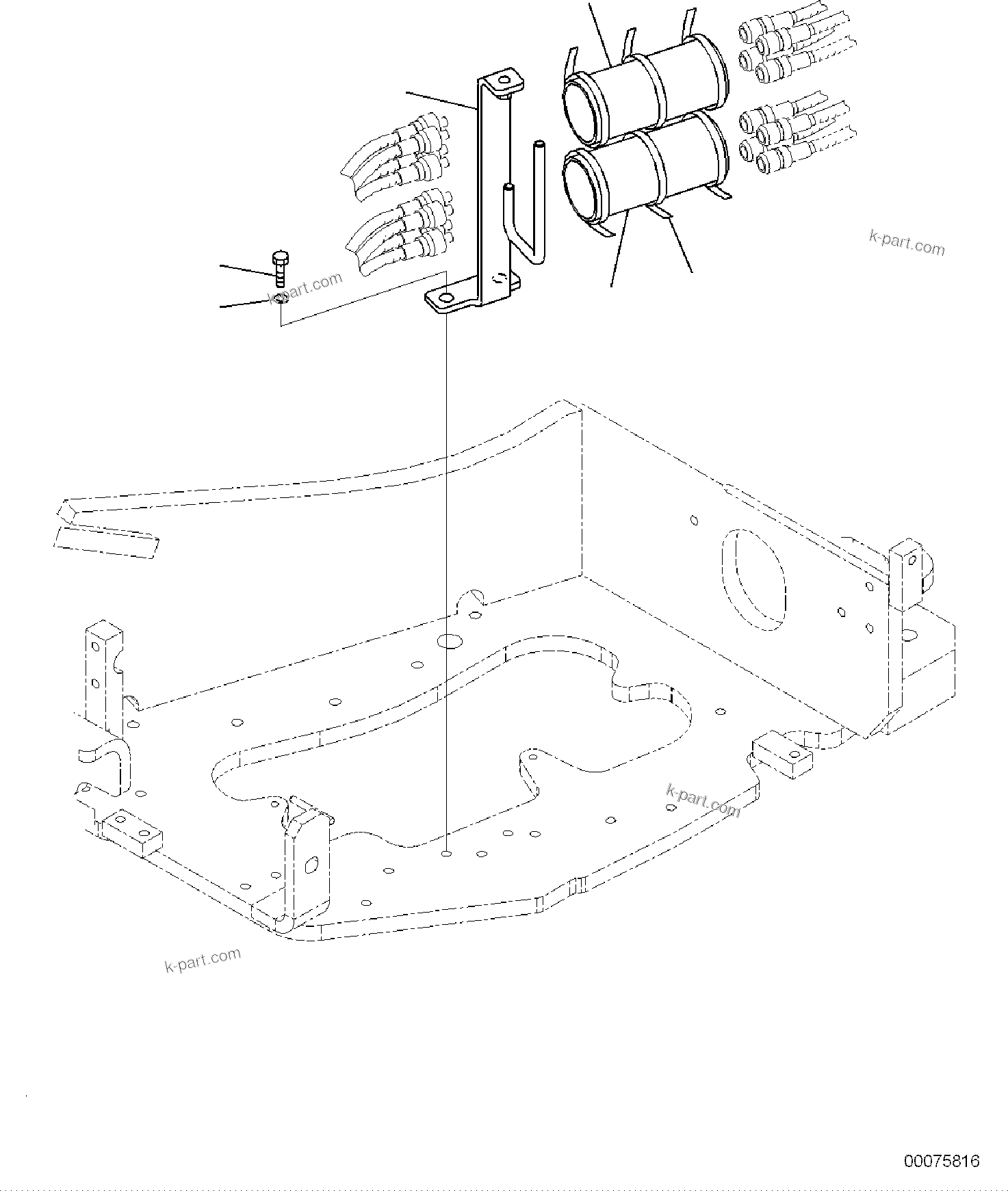 Komatsu parts book diagram for PC30MR-5 S/N F50002 AND UP: PROPORTIONAL PRESSURE CONTROL (PPC) PIPING JOINT