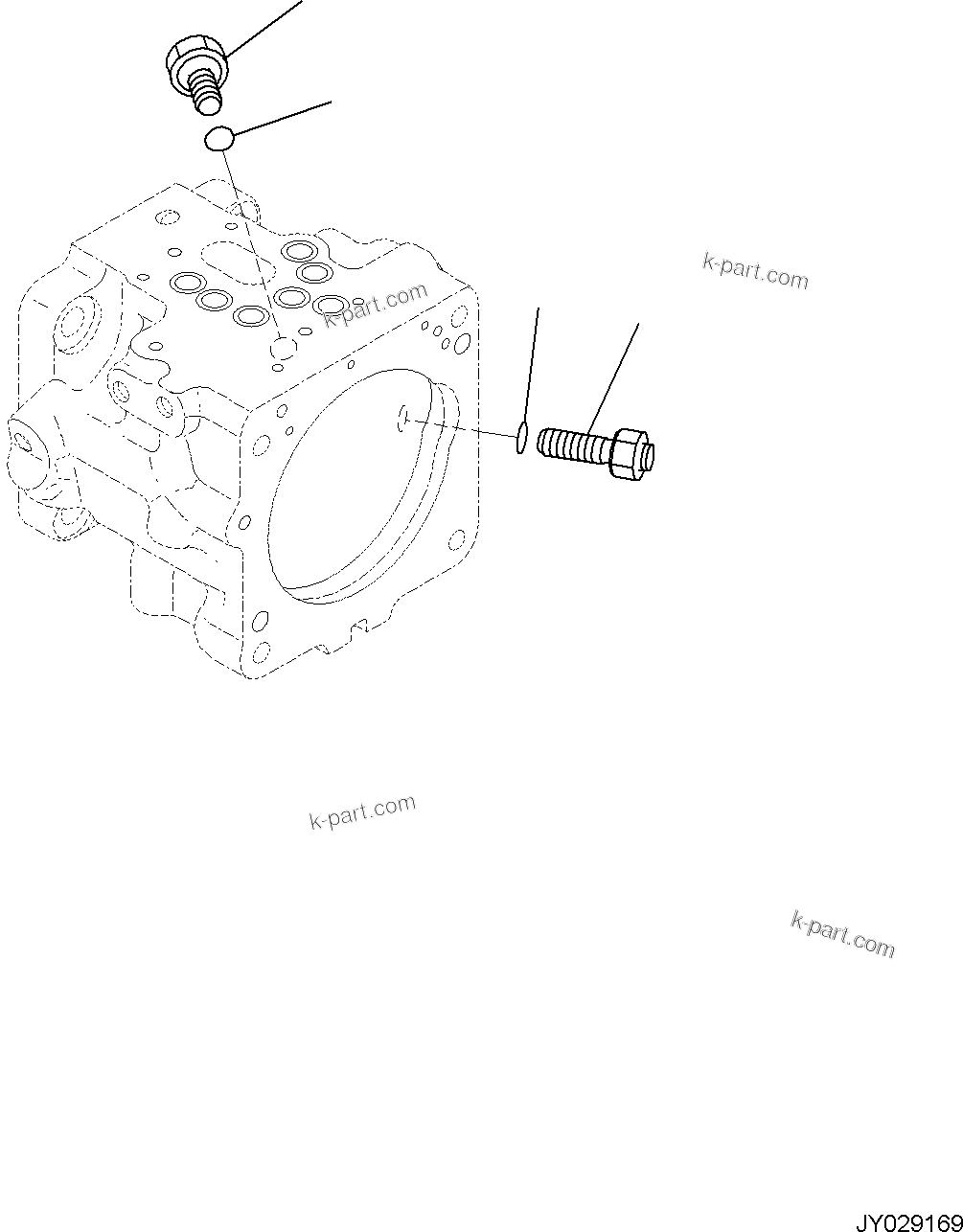 Komatsu parts book diagram for PC35MR-5 S/N F50003 AND UP: ENGINE RELATED PARTS FOR CAB WITHOUT AIR CONDITIONER, ENGINE RELATED PARTS, INNER PARTS, PISTON PUMP (7/7)