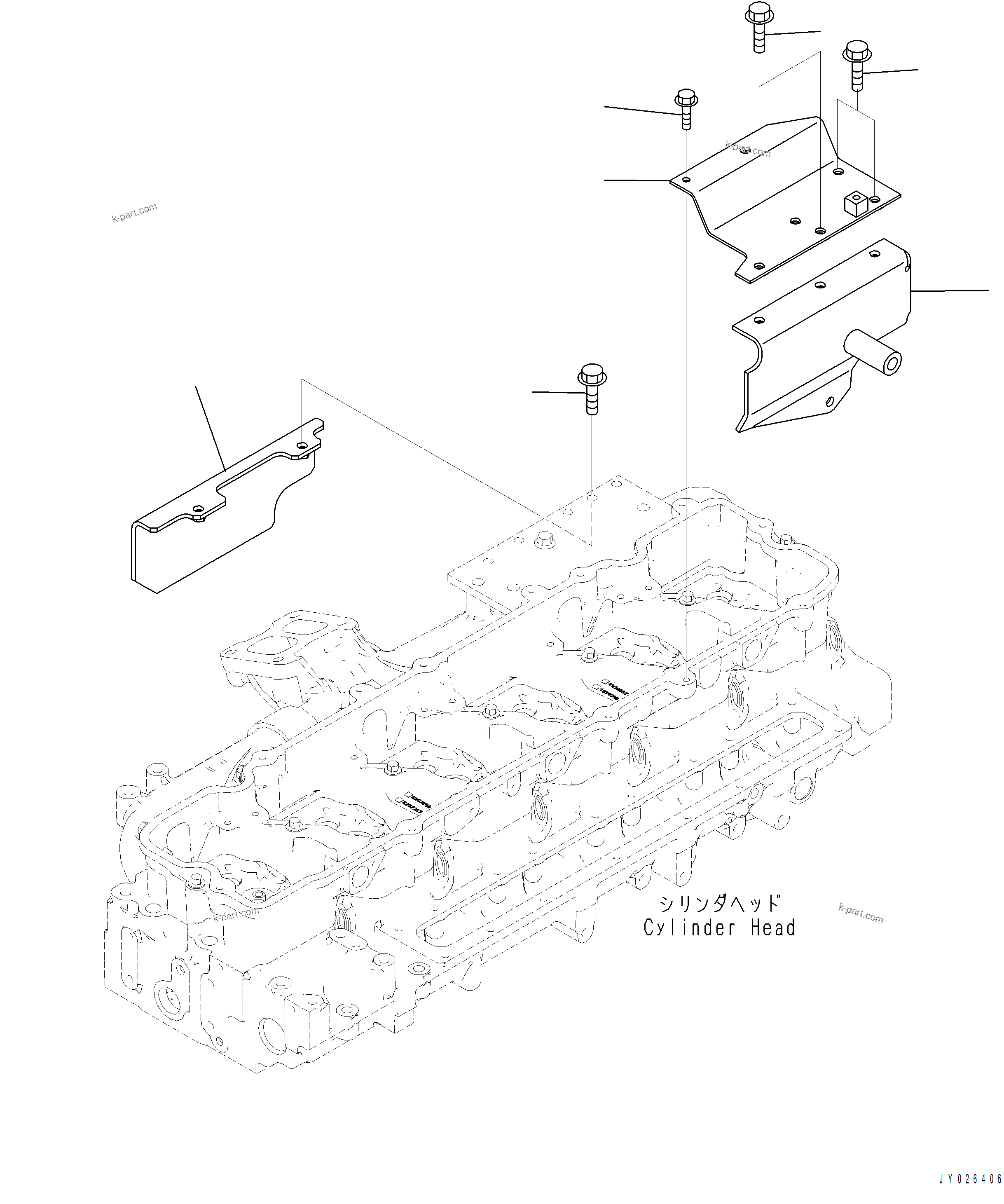 Komatsu parts book diagram for PC390LCI-11 A31001-UP BEPB113400 3.8.2018: A1570-001001 HEAT SHIELD (1/2)