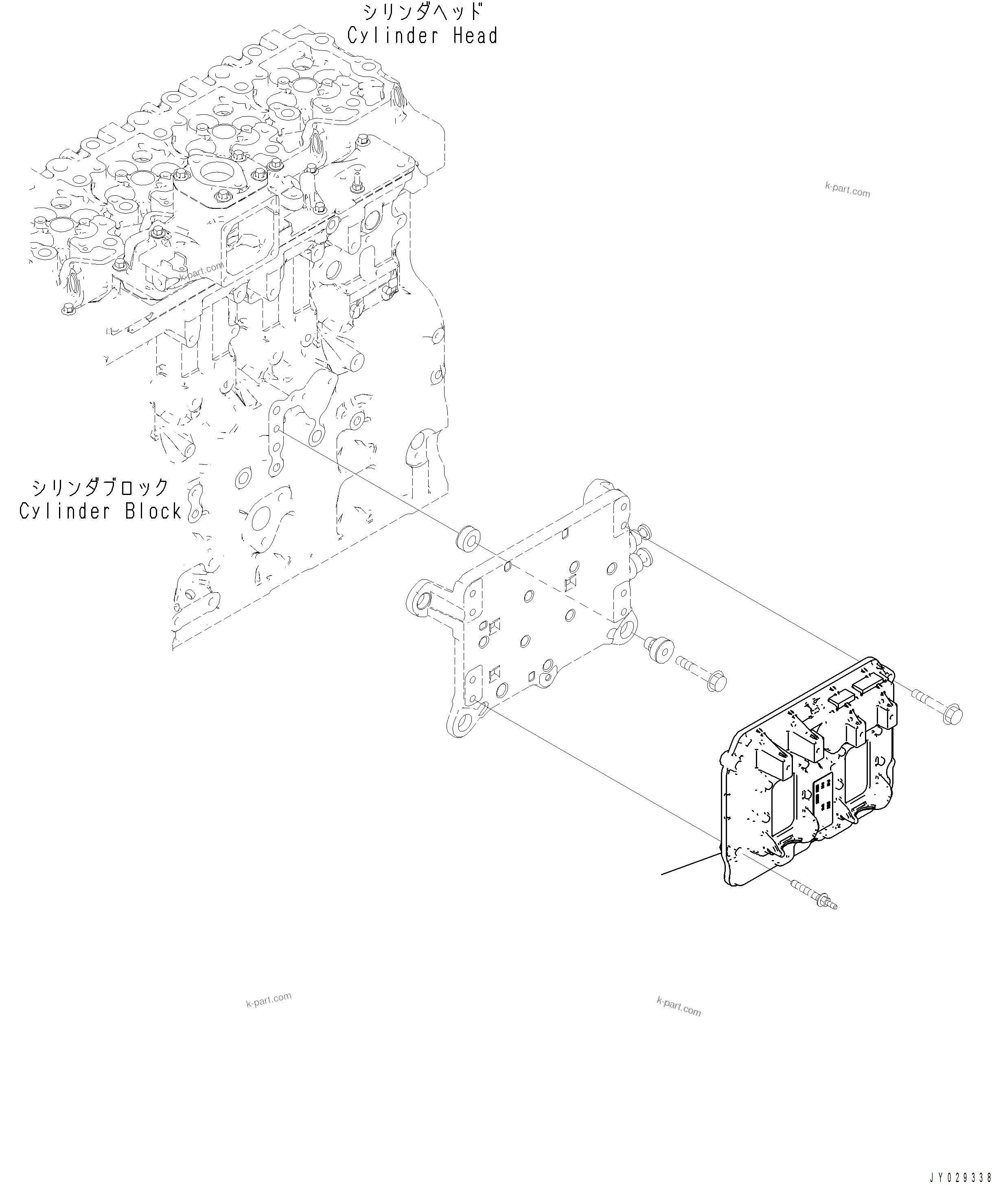 Komatsu parts book diagram for PC390LCI-11 A31001-UP BEPB113400 3.8.2018: A4719-001001 ENGINE CONTROL MODULE