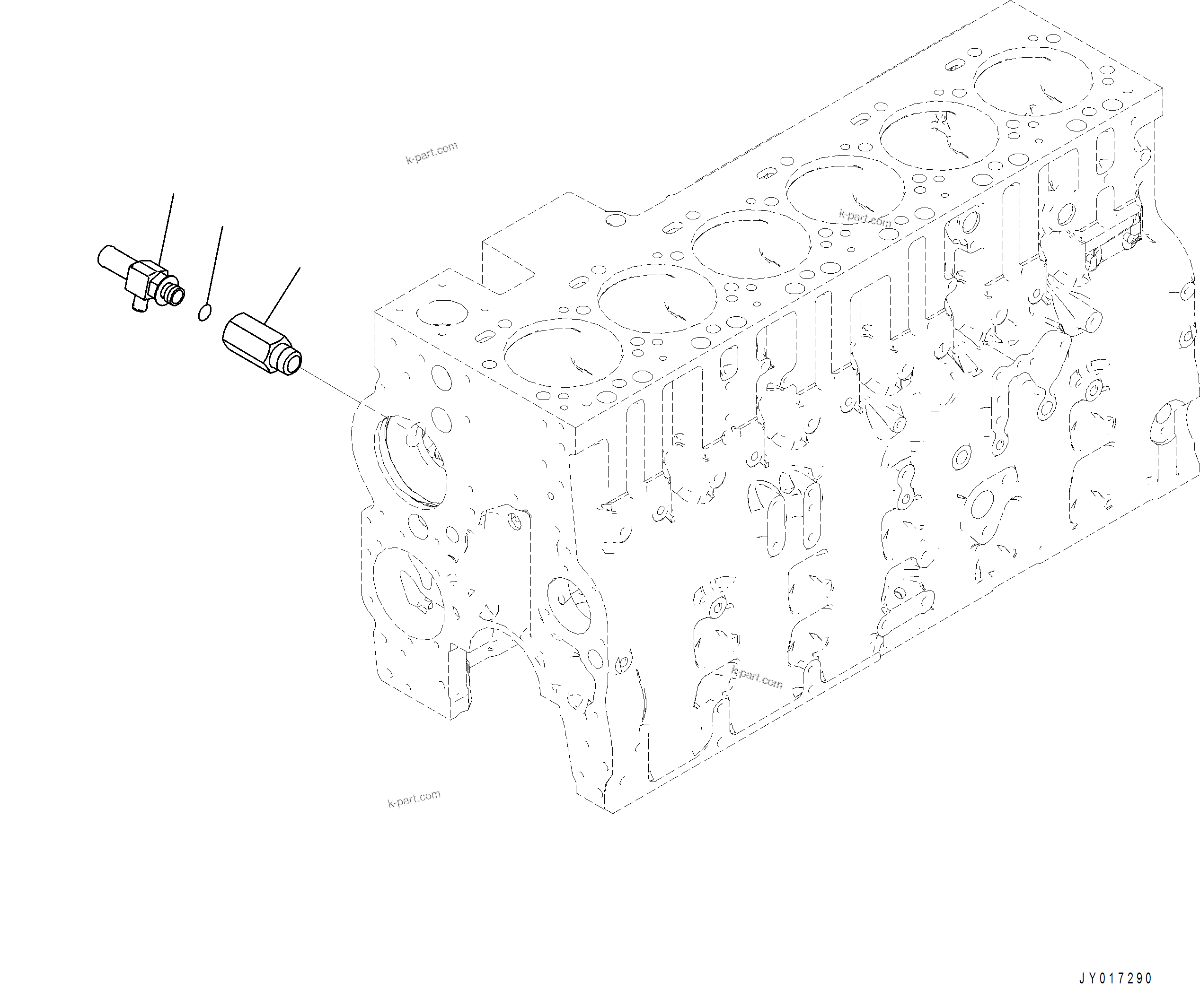 Komatsu parts book diagram for PC390LCI-11 A31001-UP BEPB113400 3.8.2018: A9530-001001 WATER PIPING