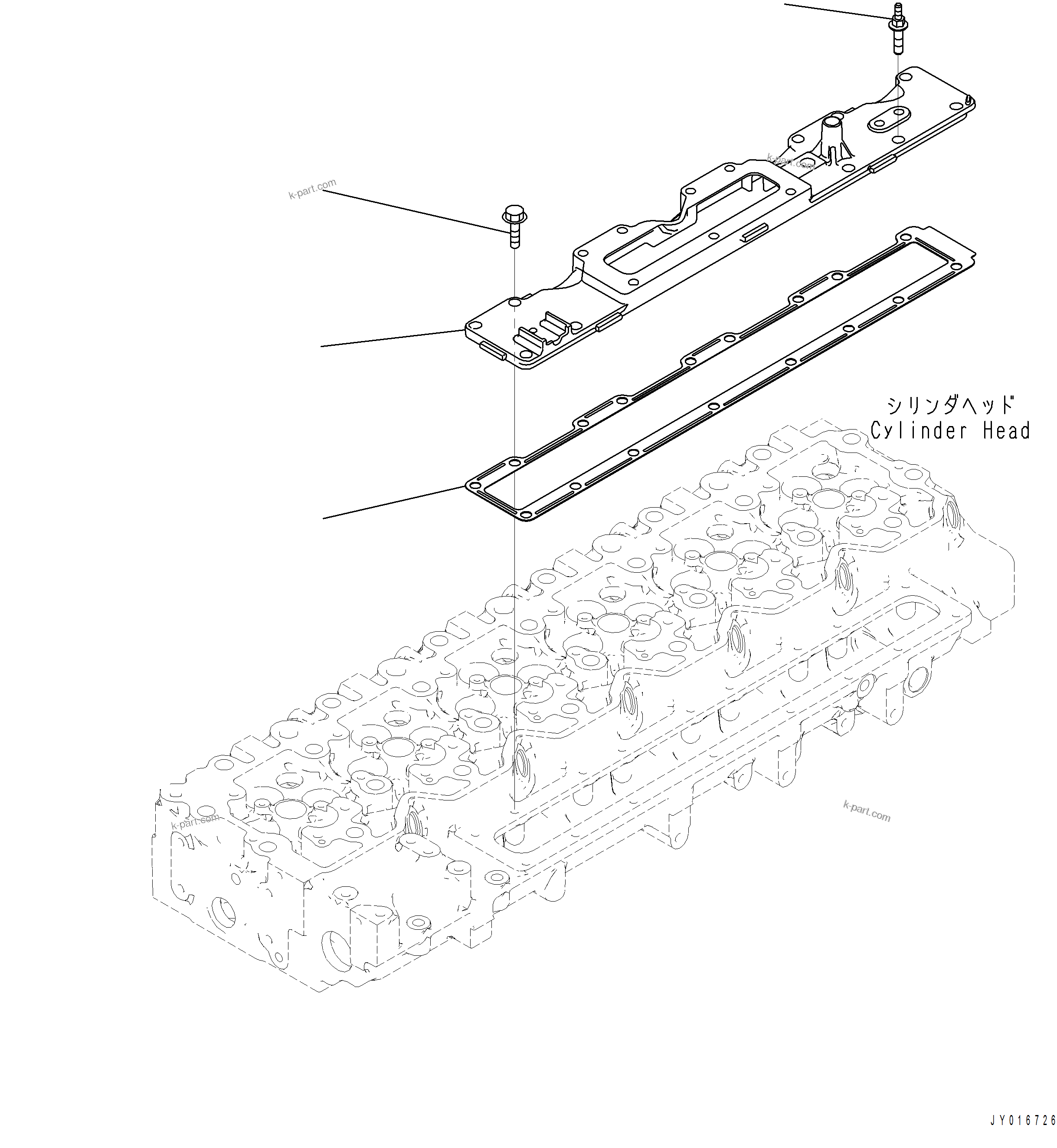 Komatsu parts book diagram for PC390LCI-11 A31001-UP BEPB113400 3.8.2018: AIM00-001001 AIR INTAKE MANIFOLD