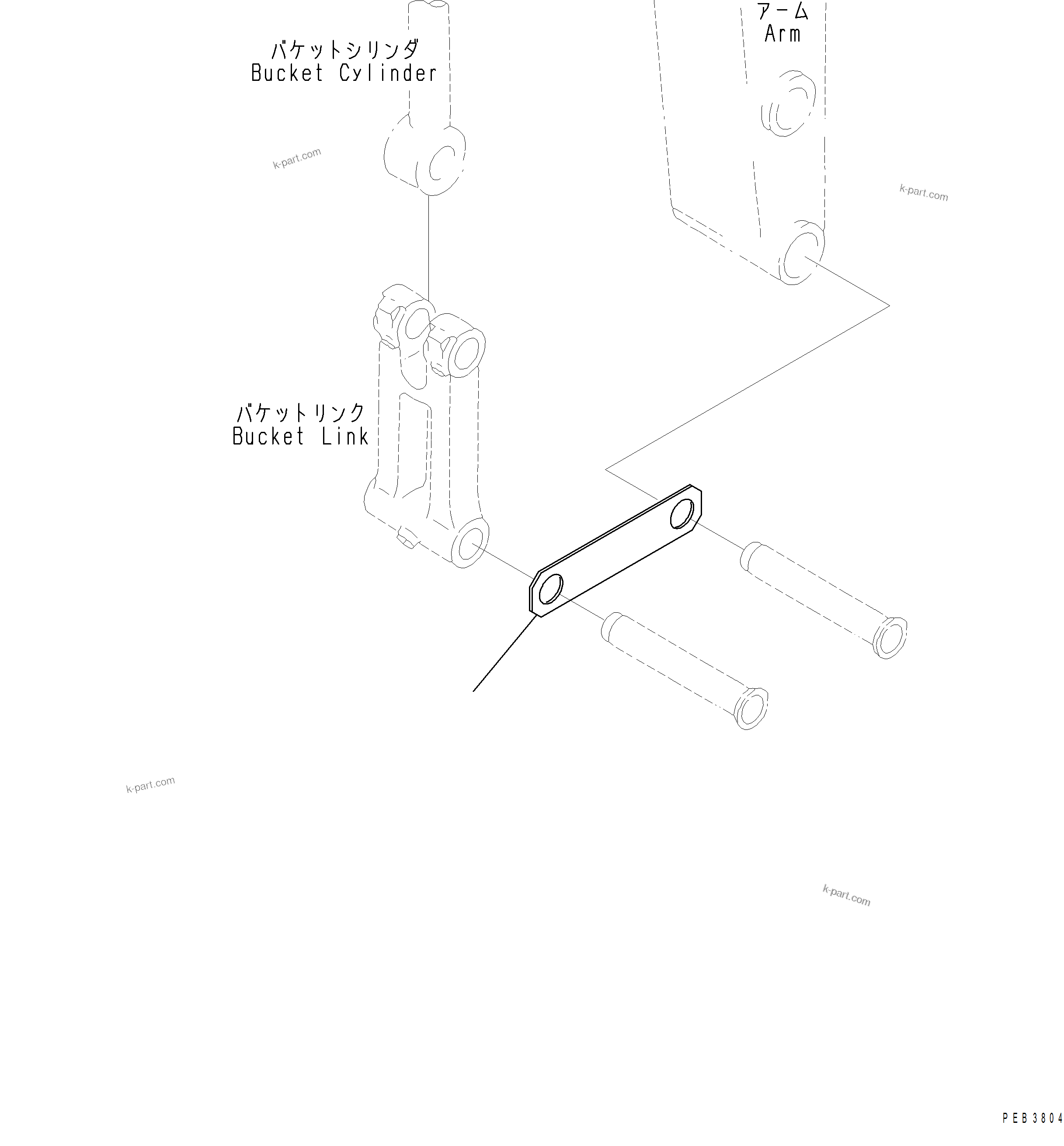 Komatsu parts book diagram for PC390LCI-11 A31001-UP BEPB113400 3.8.2018: T1290-001001 SHIPPING PARTS