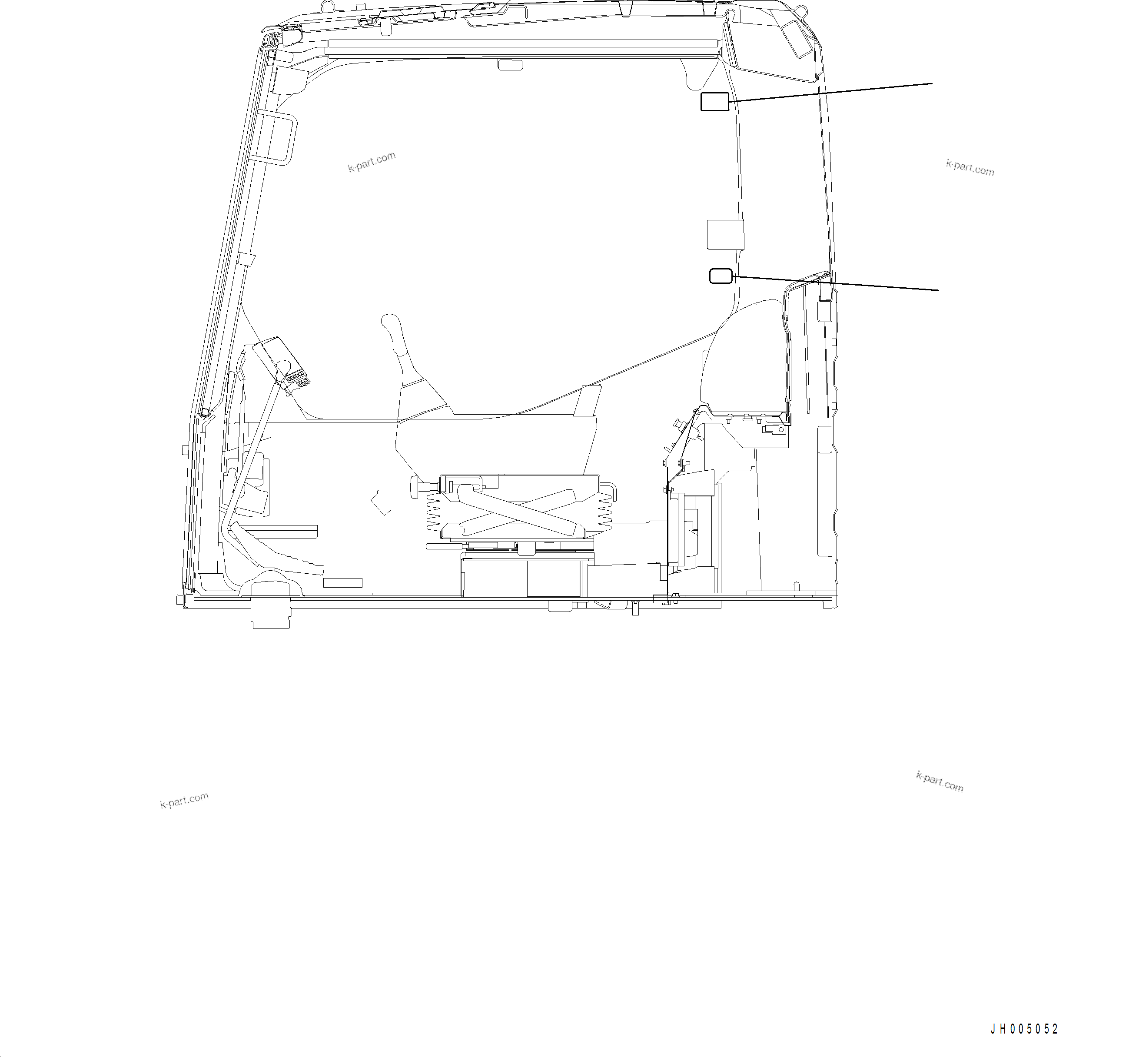Komatsu parts book diagram for PC390LCI-11 A31001-UP BEPB113400 3.8.2018: U0120-001001 CAUTION PLATES WINDOW LOCK (ENGLISH AND FRENCH)