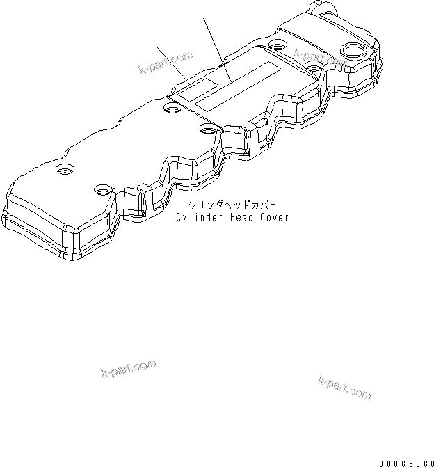 Komatsu parts book diagram for SAA6D107E-1BA S/N .-UP: CAUTION PLATE
