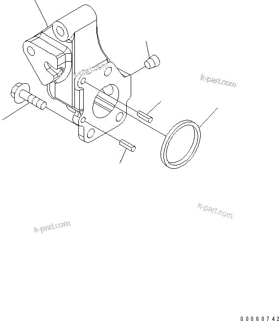 Komatsu parts book diagram for SAA6D107E-1KB-W S/N 30909615-UP: WATER INLET CONNECTOR