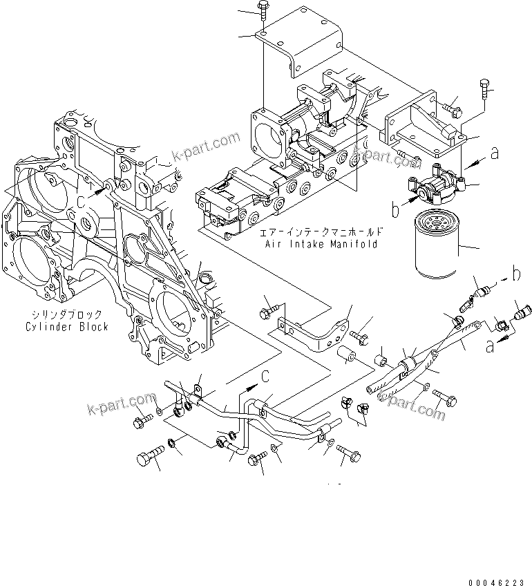 Komatsu parts book diagram for SAA6D125E-5 S/N 560001-UP: CORROSION RESISTOR