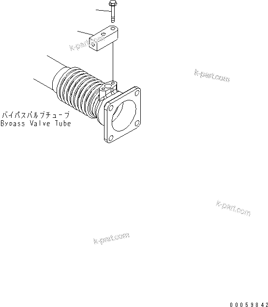 Komatsu parts book diagram for SAA6D140E-5E S/N 530001-UP: EXHAUST GAS RECIRCULATION VALVE (7/7)(#530699-)