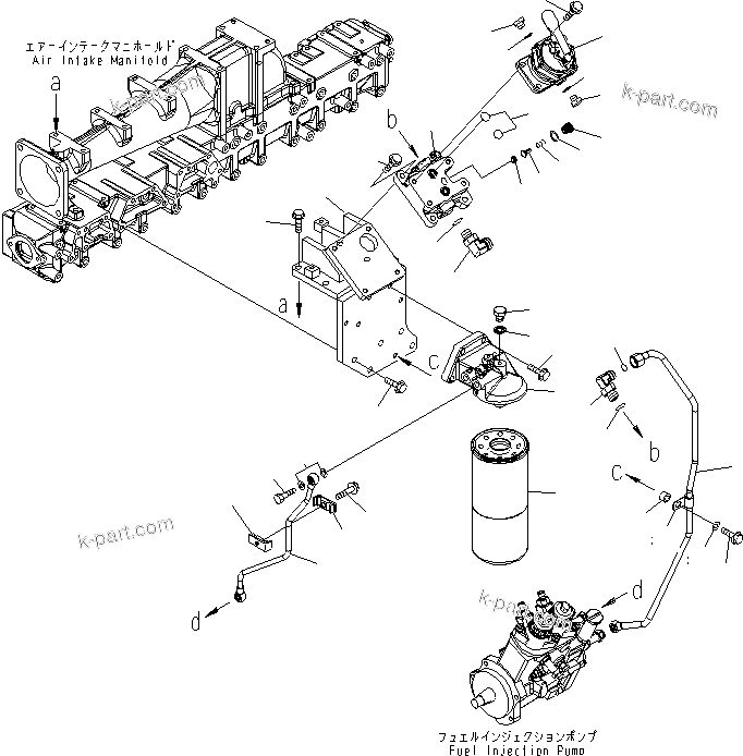 Komatsu parts book diagram for SAA6D140E-5E S/N 530001-UP: FUEL INJECTION CONTROLLER(#530716-)