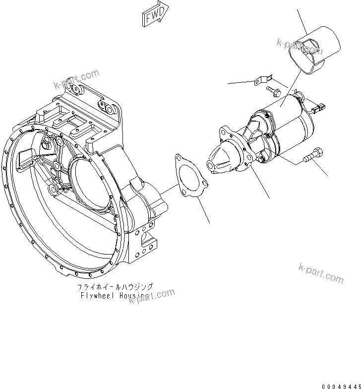 Komatsu parts book diagram for SAA6D140E-5E S/N 530001-UP: ELECTRICAL WIRING (2/4)(#530699-)