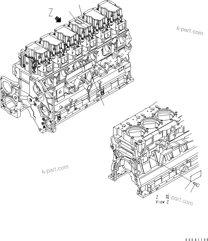 Komatsu parts book diagram for SAA6D140E-5E S/N 530001-UP: NAME PLATE AND CAUTION PLATE(#530035-)