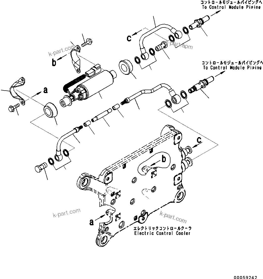 Komatsu parts book diagram for SAA6D114E-3D S/N 26852735-UP: FUEL TRANSFER PUMP