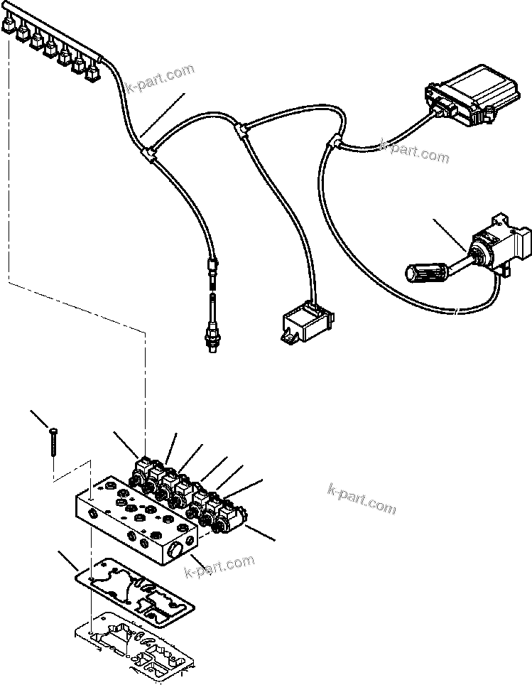 Komatsu parts book diagram for WB140PS-2N S/N A40034-UP: FIG. F3300-01A8 TRANSMISSION - SHIFT SYSTEM