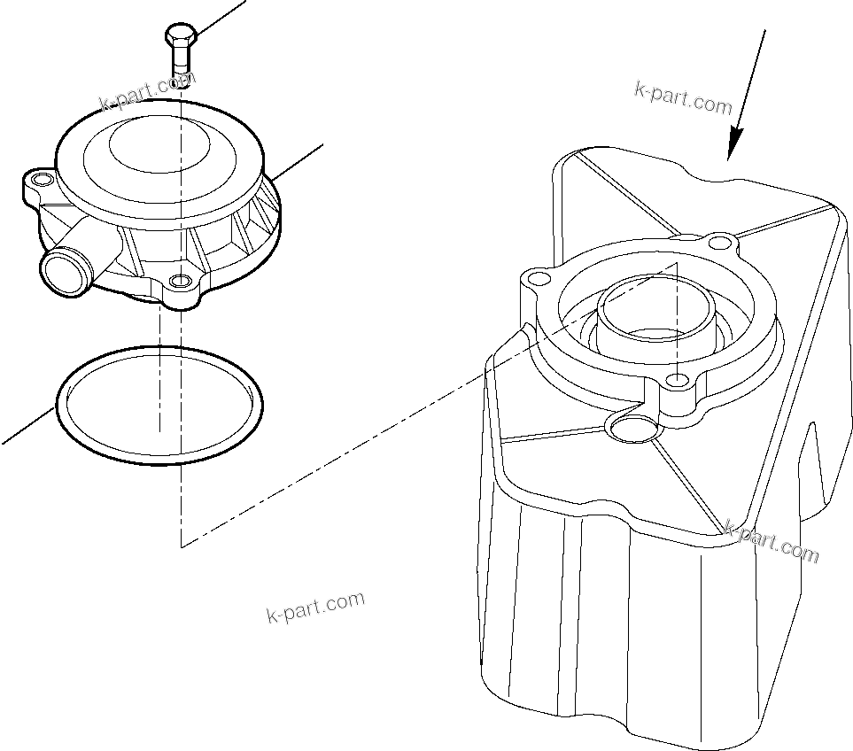 Komatsu parts book diagram for WB97S-5 S/N F00003-Up: CYLINDER HEAD COVERS (2/2)