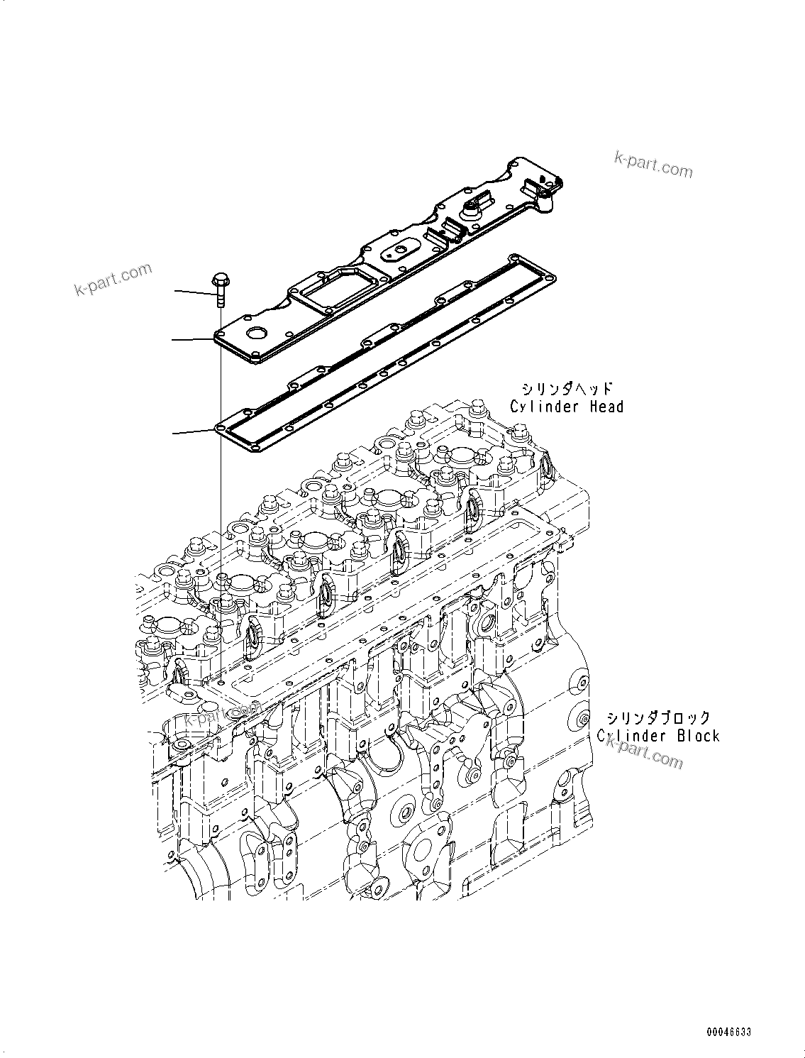 Komatsu parts book diagram for PC300LC-8M0 S/N Y301001-UP: AIR INTAKE MANIFOLD
