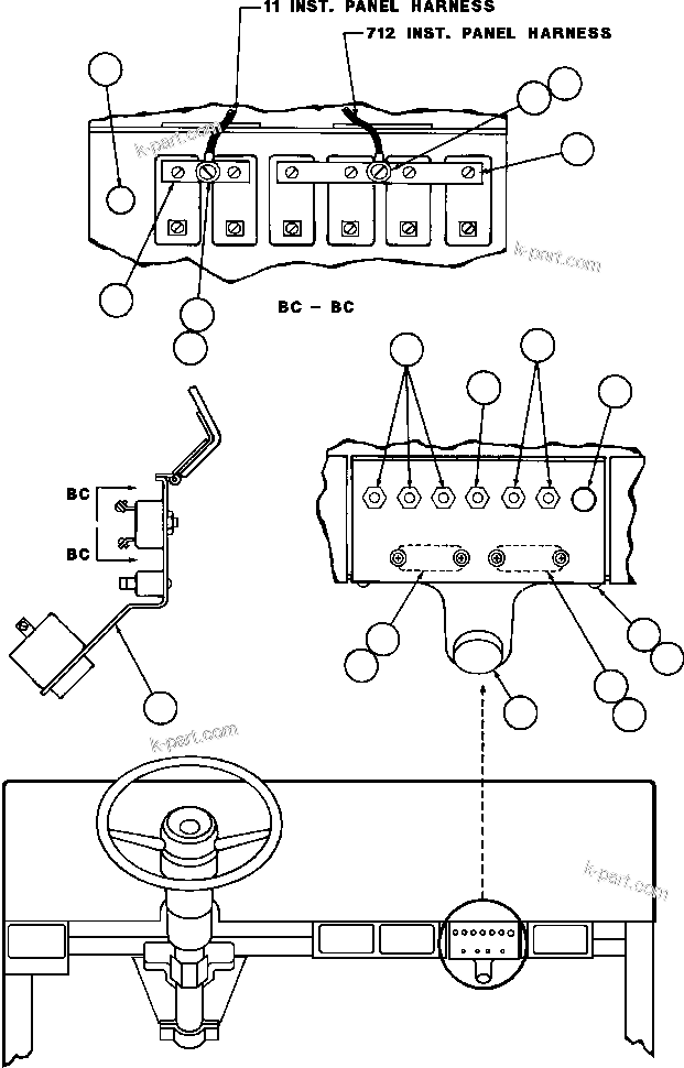 Komatsu parts book diagram for AFE42-J 630E S/N 32081-32084 MT. LEYSHON: CIRCUIT BREAKER PANEL