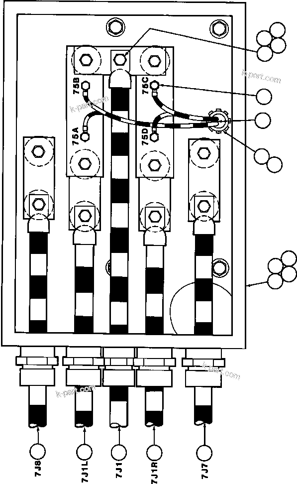 Komatsu parts book diagram for AFE42-J 630E S/N 32081-32084 MT. LEYSHON: LOAD TEST BOX INSTL