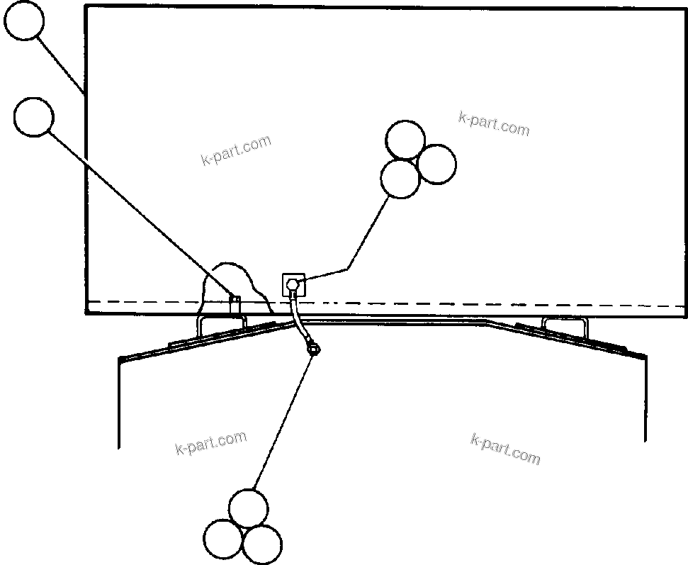 Komatsu parts book diagram for AFE42-J 630E S/N 32081-32084 MT. LEYSHON: CONTROL CABINET INSTL