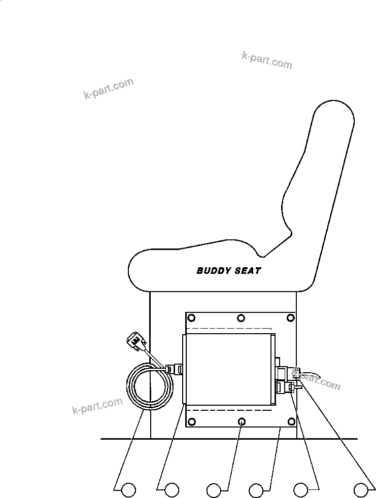 Komatsu parts book diagram for AFE42-J 630E S/N 32081-32084 MT. LEYSHON: EXPANDED MEMORY BOX INSTL