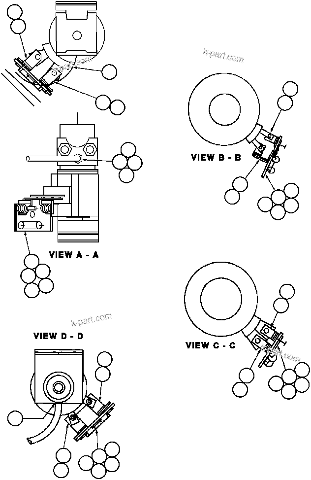 Komatsu parts book diagram for AFE43-AR 685E S/N 32278 BLAIR ATHOL: CONTROL CABINET COMPONENTS
