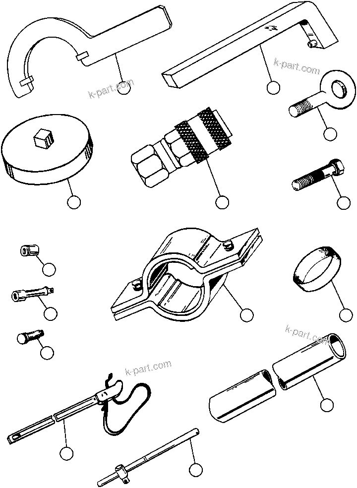 Komatsu parts book diagram for AFE43-AR 685E S/N 32278 BLAIR ATHOL: INTERNATIONAL TOOL GROUP (TZ0177)