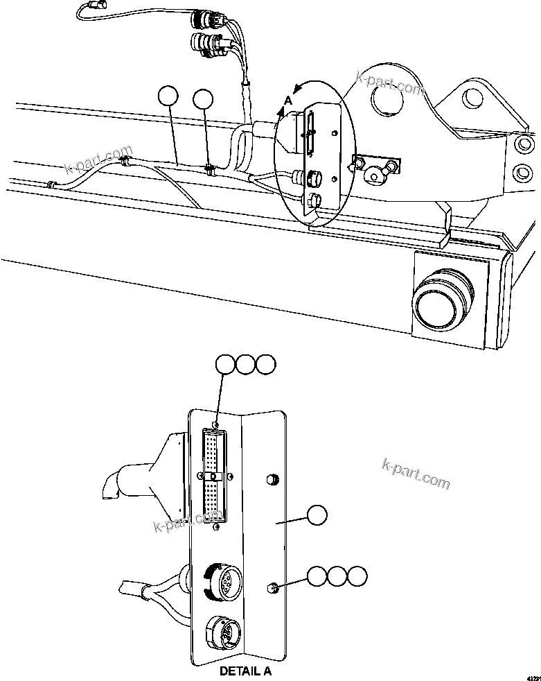 Komatsu parts book diagram for AFE57-FS 830E-1AC S/N A30723 - A30726    ISLA RIESCO: ENGINE DIAGNOSTIC PARTS