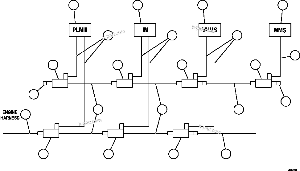 Komatsu parts book diagram for AFE57-FS 830E-1AC S/N A30723 - A30726    ISLA RIESCO: VHMS WIRING